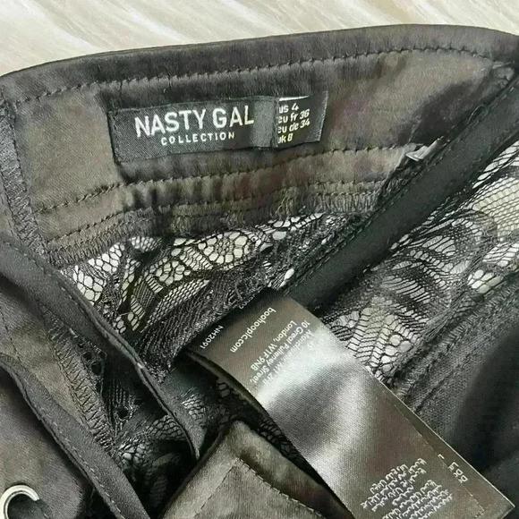 Nasty Gal Express Yourself Corset Top Black Size 4 - Picture 9 of 9